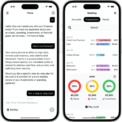 Thrive: Financial Intelligence